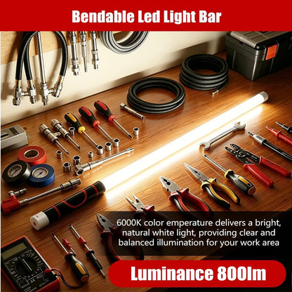 Flexible LED Light Stick, 76Cm/27In Wiederaufladbare Biegsame Taschenlampe, Mechanische Taschenlampe Mit Hoher Leuchtkraft, Für Mechaniker, Autoreparaturen