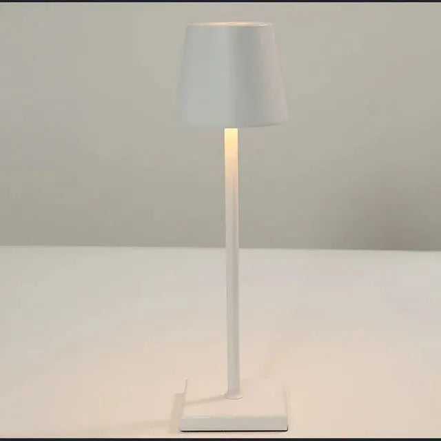 Rechargeable LED Table Lamp – 3 Color Temperatures, Stepless Dimming & Touch Control Eye-Care Light for Dining & Living Room